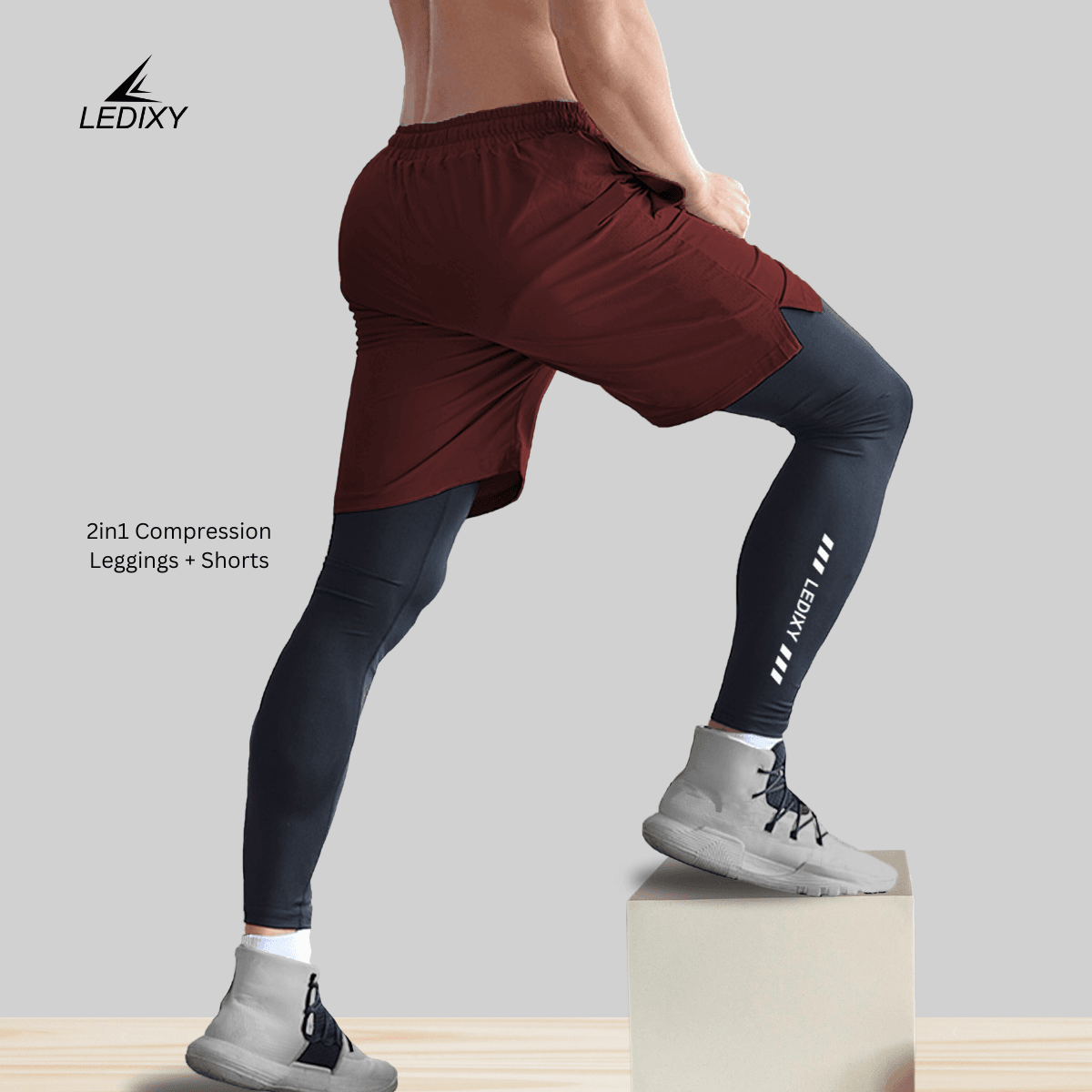 2in1 Long Inner + Shorts BLS06