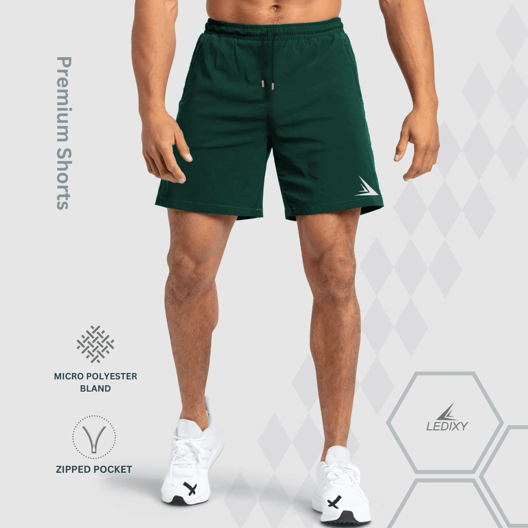 7" Micro Rich Premium Shorts - Dark Green